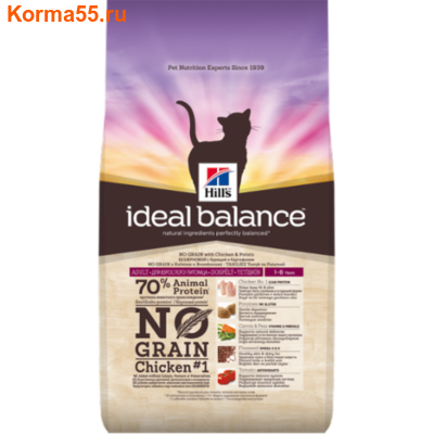 Сухой корм Hill's Ideal Balance No Grain (курица, картофель)