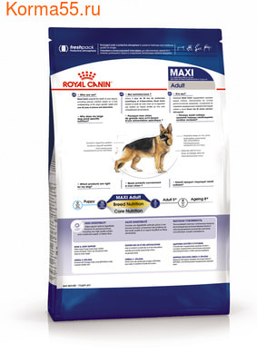 Сухой корм Royal canin MAXI ADULT (фото, вид 1)