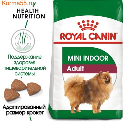 Сухой корм Royal Canin MINI INDOOR ADULT (фото, вид 2)