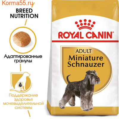 Сухой корм Royal canin MINIATURE SCHNAUZER ADULT (фото, вид 2)