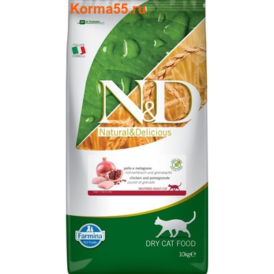   Farmina N&D Cat Chicken & Pomegranate Neutered (,  2)