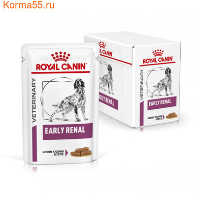 Влажный корм Royal canin Early Renal canin в соусе (фото, вид 1)