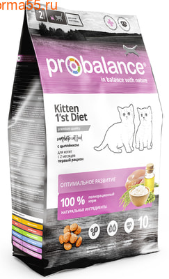 Сухой корм ProBalance 1`st diet Kitten (фото, вид 2)