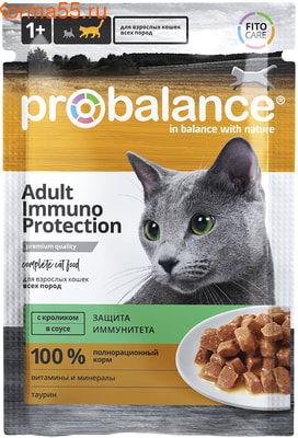 Влажный корм ProBalance Immuno Protection (кролик в соусе) (фото, вид 1)