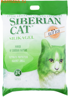 Наполнитель Сибирская кошка ЭКО (зелёный) (фото, вид 1)