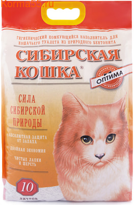 Наполнитель Сибирская кошка Оптима (фото, вид 1)