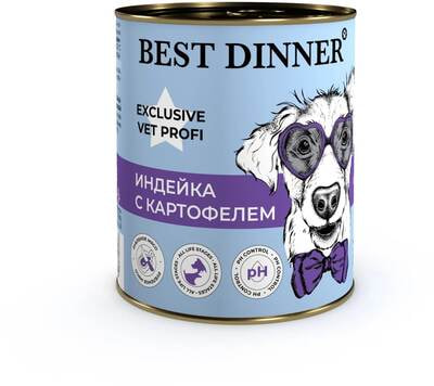 Влажный корм Best Dinner Urinary (индейка с картофелем) (фото, вид 1)