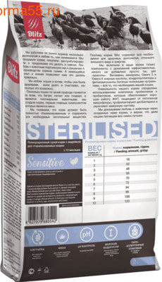   Blitz Sensitive Turkey Adult Sterilised (,  1)