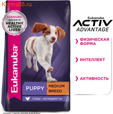   Eukanuba Medium Puppy (,  1)