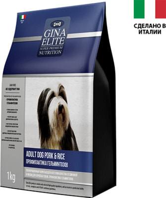   Gina Elite Adult Dog Pork & Rice (,  1)