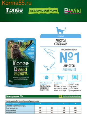   Monge Cat BWild Grain Free (   ) (,  5)