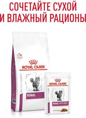  Royal canin renal with beef (  ),   (,  7)