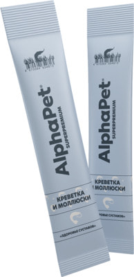 Крем-лакомство для кошек AlphaPet Superpremium с креветкой и моллюсками (вид 2) Крем-лакомство для кошек AlphaPet Superpremium с креветкой и моллюсками (фото, вид 2)