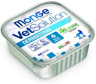 Влажный корм Monge VetSolution Cat Dermatosis (вид 1) Влажный корм Monge VetSolution Cat Dermatosis (фото, вид 1)