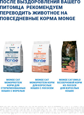 Сухой корм Monge VetSolution Cat Dermatosis (вид 5) Сухой корм Monge VetSolution Cat Dermatosis (фото, вид 5)