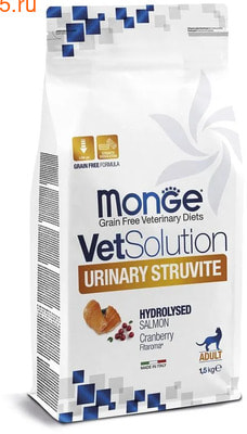 Сухой корм Monge VetSolution Cat Urinary Struvite (вид 2) Сухой корм Monge VetSolution Cat Urinary Struvite (фото, вид 2)