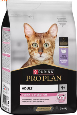 Сухой корм PRO PLAN® DELICATE DIGESTION (с индейкой) (вид 2) Сухой корм PRO PLAN® DELICATE DIGESTION (с индейкой) (фото, вид 2)
