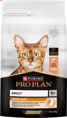 Сухой корм PRO PLAN® DERMA CARE (с лососем) (вид 1) Сухой корм PRO PLAN® DERMA CARE (с лососем) (фото, вид 1)