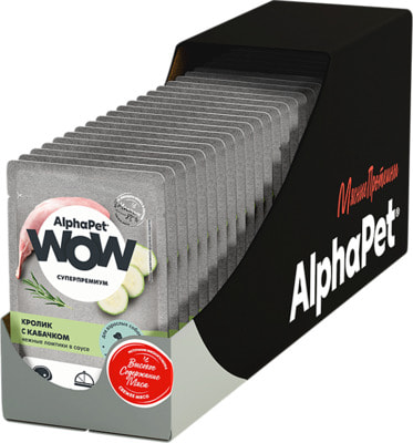 Влажный корм AlphaPet WOW Кролик с кабачком (вид 2) Влажный корм AlphaPet WOW Кролик с кабачком (фото, вид 2)