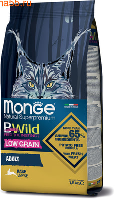   Monge Cat BWild LOW GRAIN Hare () (,  1)
