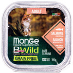 Влажный корм Monge BWild Cat Grain Free для стерилизованных кошек (лосось с овощами). Вид 2