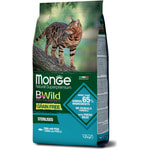 Сухой корм Monge Cat BWild GRAIN FREE Sterilised Tonno (тунец). Вид 2