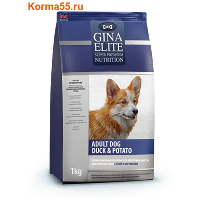 Gina Elite Adult Dog Duck & Potato () ()