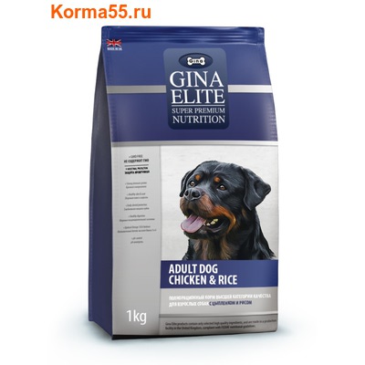 Gina Elite Adult Dog Chicken & Rice () ()
