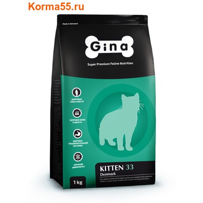 Сухой корм Gina Kitten 33 Denmark