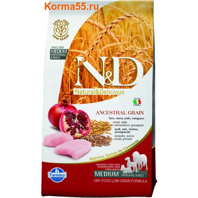 Farmina N&D Low Grain Chicken & Pomegranate Adult