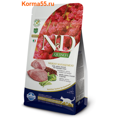 Сухой корм Farmina N&D Cat Quinoa Digestion Lamb