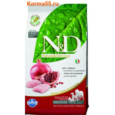 Farmina N&D Dog GF Adult Chicken & Pomegranate