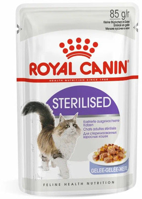 Влажный корм Royal canin STERILISED (В ЖЕЛЕ) (фото)