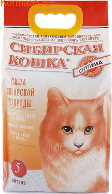 Наполнитель Сибирская кошка Оптима (фото)