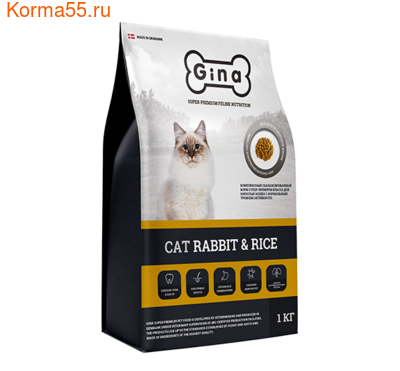   Gina Cat Rabbit&Rice Denmark ()