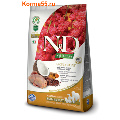 Farmina N&D Dog Quinoa Skin&Coat Quail Farmina N&D Dog Quinoa Skin&Coat Quail