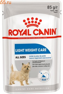 Влажный корм Royal Canin LIGHT WEIGHT CARE POUCH LOAF (В ПАШТЕТЕ) (фото)