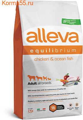   Alleva Equilibrium All Day Maintenance Chicken & Ocean Fish All Breeds