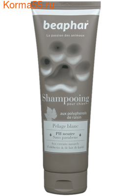   Beaphar Shampooing Pelage blanc    