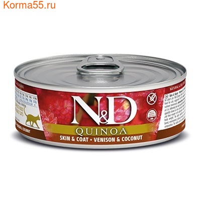  Farmina N&D Cat Quinoa Skin & Coat Venison