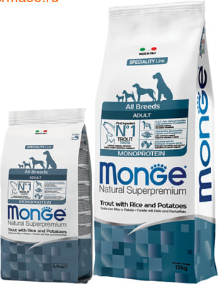   Monge Dog Monoprotein Trout (,   ) ()