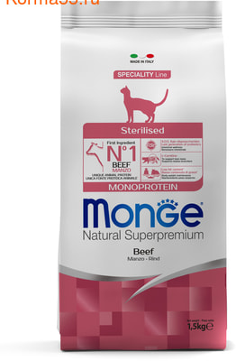   Monge Cat Monoprotein Sterilised Beef () ()