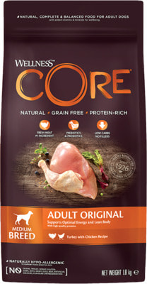   Wellness Core Dog Medium Adult (  )