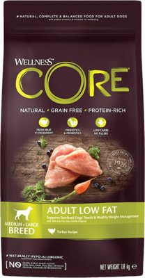   Wellness Core Dog Adult Low Fat (  )