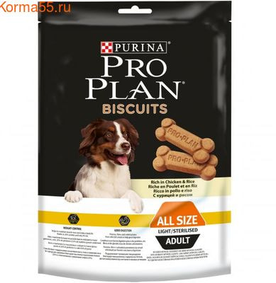 Лакомство Pro Plan Biscuits для собак с избыточным весом Лакомство Pro Plan Biscuits для собак с избыточным весом