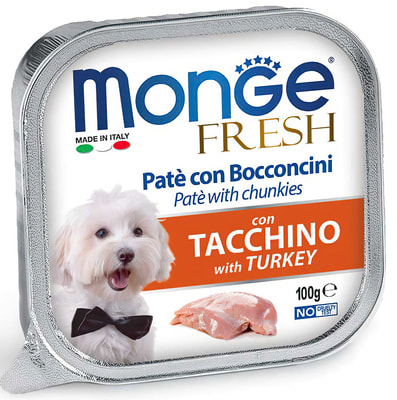 Влажный корм MONGE DOG FRESH с индейкой (фото)