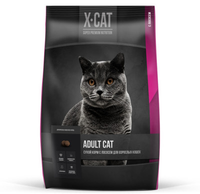 Сухой корм X-CAT Adult Cat (лосось) (фото)