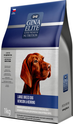 Gina Elite Large Breed Dog Venison & Herring ()