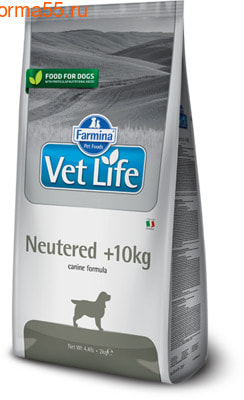 Сухой корм Farmina Vet Life Dog Neutered +10kg