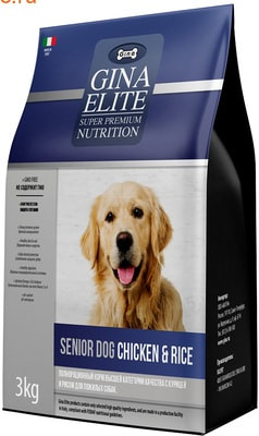 Gina Elite Senior Dog Chicken & Rice ()
